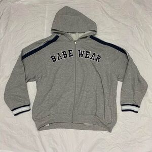 Y2k Babe wear zip up hoodie